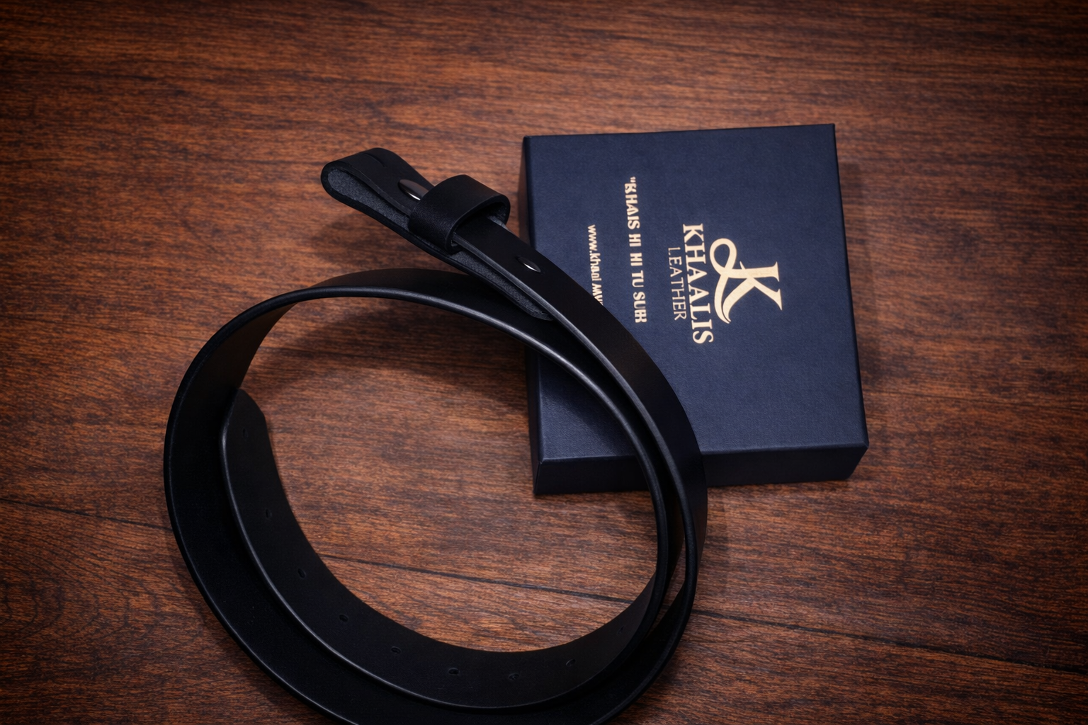 Press Stud Snap Black Belt - Image 2